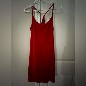 Original Outdoor Voices Red Workout Dress with Shorts